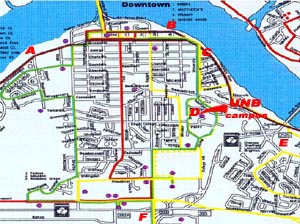 Fredericton Map